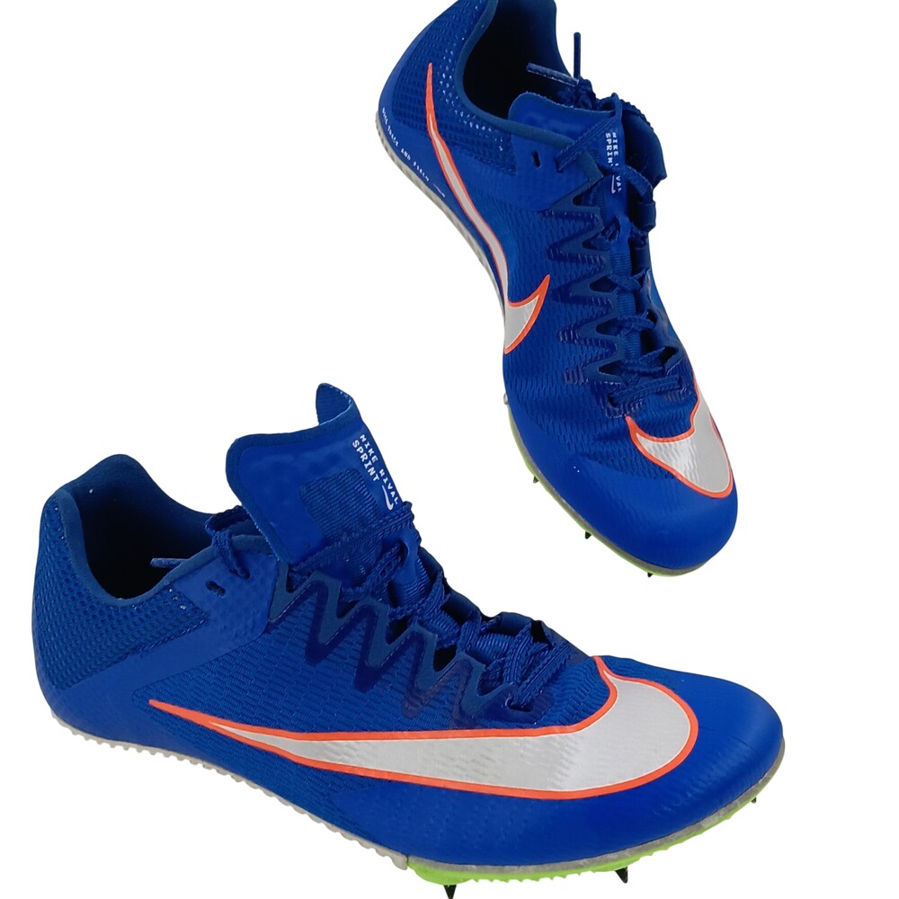 Nike Rival Sprint Track Spikes Shoes Mens Size 5.5 Blue Racing DC8753-401